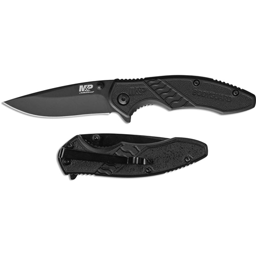 Smith & Wesson M&P Bodyguard Nylon Folding Knife, Black/Black