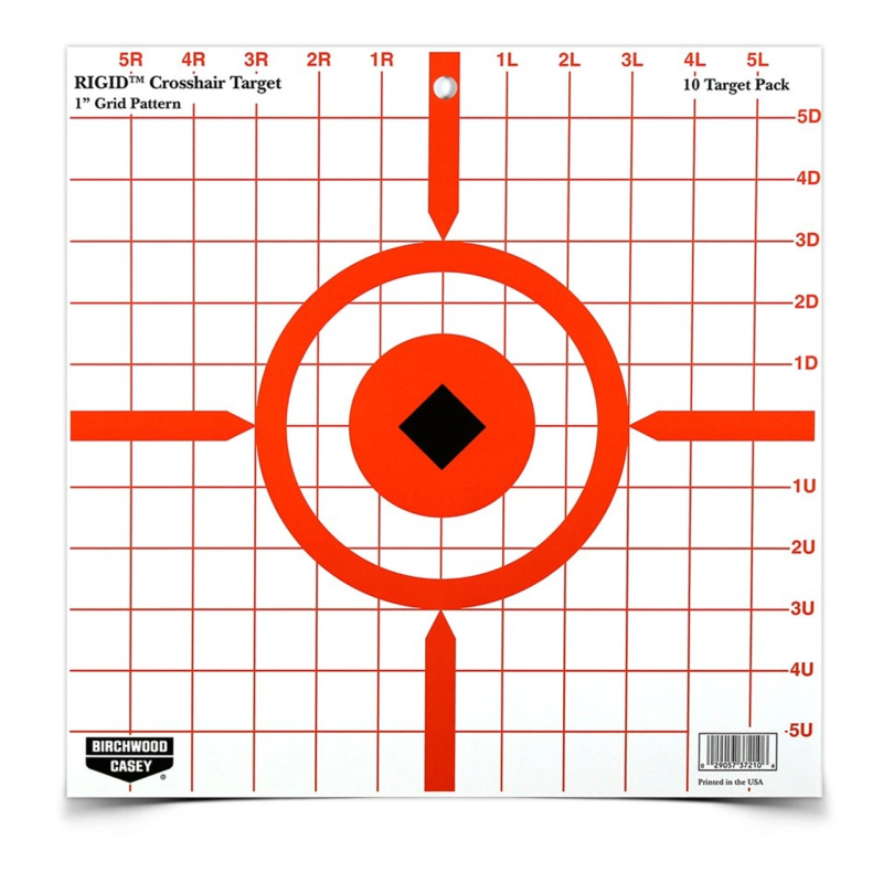 Rigid 12 Inch Crosshair Sight-In, 10 Targets
