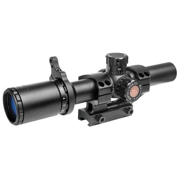 Illuminated 1-4x Rifle Scope with Mount