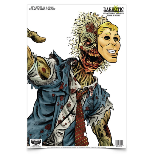 Darkotic 12 X 18 Fine Print Target, 8 Targets