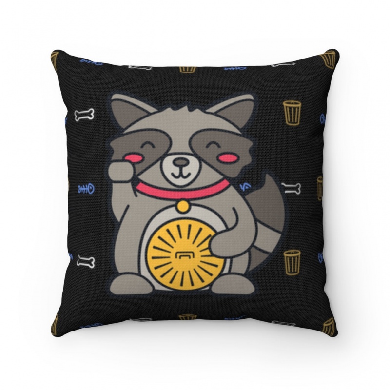 Lucky Raccoon Pillow Case