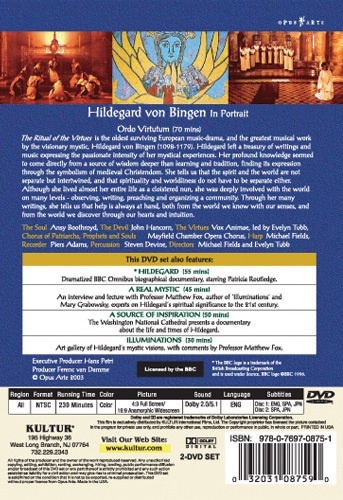 Hildegard von Bingen: In Portrait Ordo Virtutum 2-DVD Set DVD 9 (2) Classical Music
