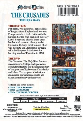 Medieval Warfare: The Crusades DVD 5 History