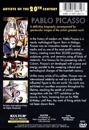 ARTISTS OF THE 20TH CENTURY: PABLO PICASSO DVD 5 Art