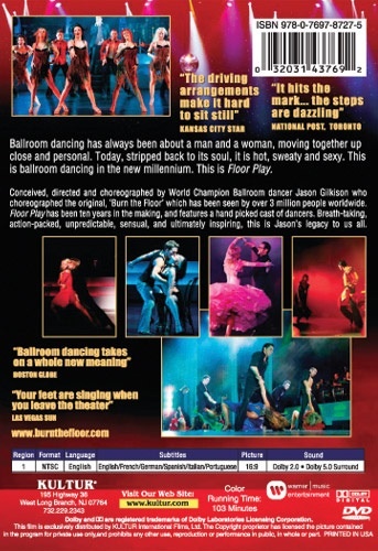 Burn The Floor: The New Show "Floor Play" DVD 9 Dance