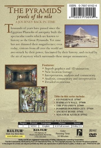 THE PYRAMIDS (Lost Treasures Series) DVD 5 History