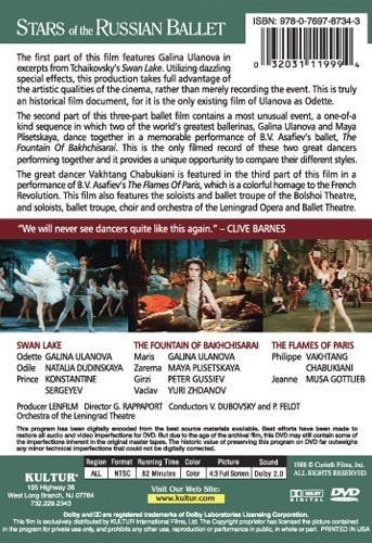 Stars of the Russian Ballet DVD 5 Ballet