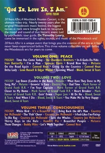 20 YEARS AFTER: A WOODSTOCK REUNION CONCERT DVD 5 (3) Popular Music