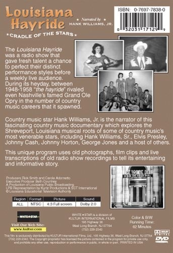 LOUISIANA HAYRIDE: CRADLE TO THE STARS DVD 5 Popular Music