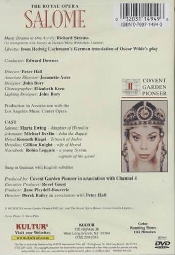 SALOME (The Royal Opera, Covent Garden) DVD 5 Opera