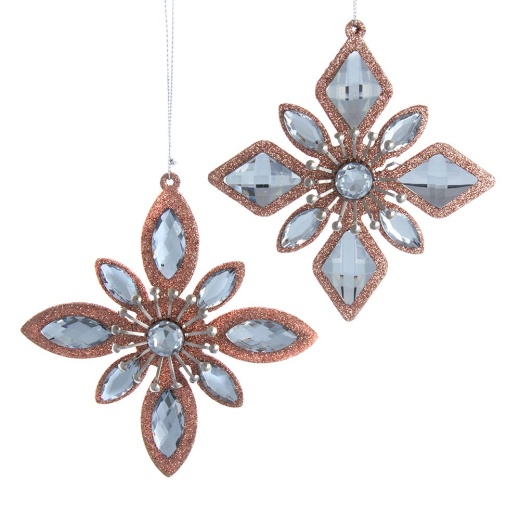 KurtAdler - Tin Peacock Ornaments, 2 Assorted