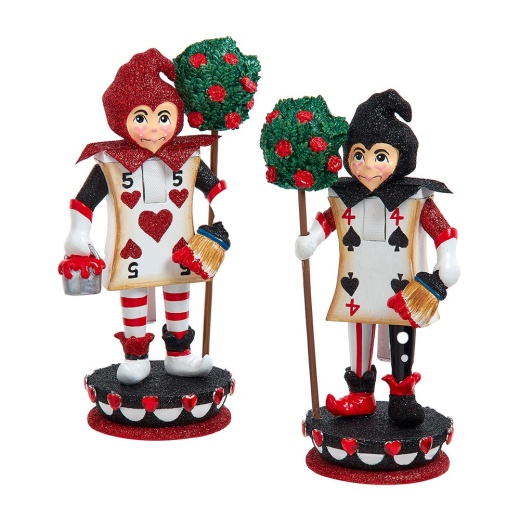 Hollywood Nutcrackers Card Soldier Nutcrackers - 2 Assorted