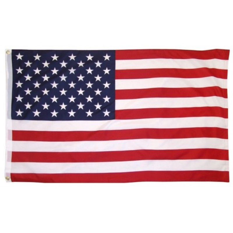 5X9 Ft Cotton Usa Flag Indoor Outdoor
