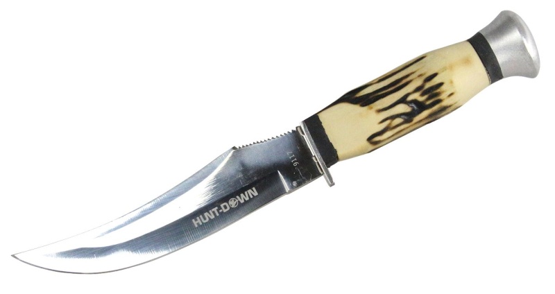 8.5" Hunt-Down Fixed Blade Knife With Nylon Sheath