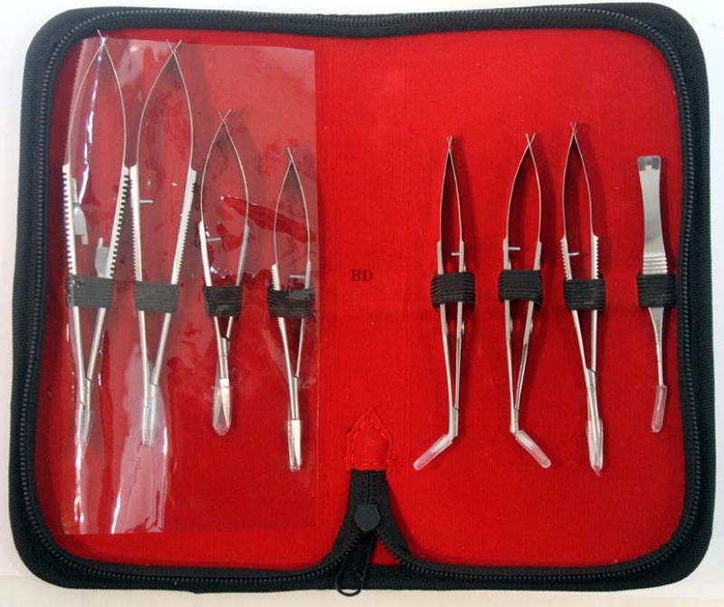 8-Piece Stainless Steel Eye Instrument Set