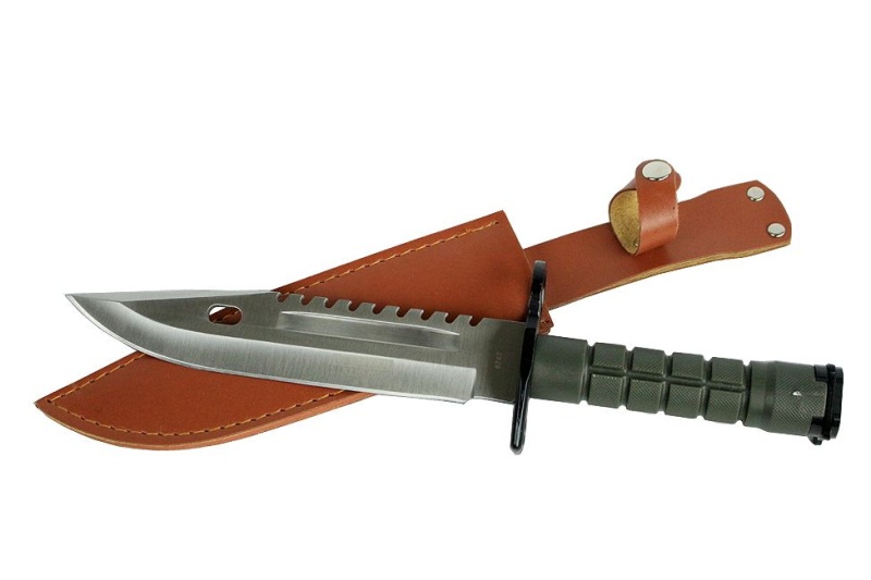 12.75" Defender Xtreme Stainless Steel M9 Bayonet Knife With Sheath