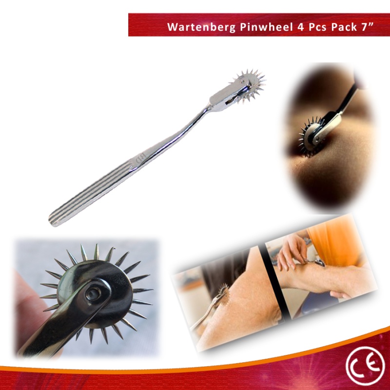 4 Pc Set Of 7" Neurological Wartenberg Pinwheel