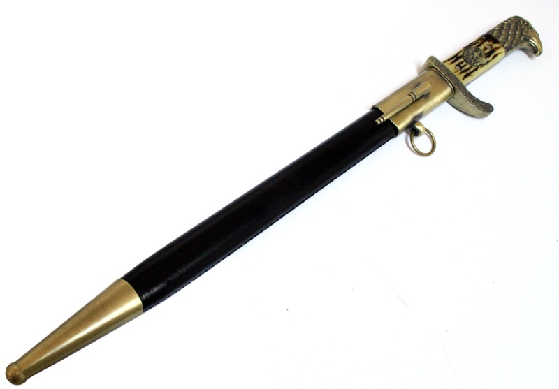 15" Eagle Design Handle Dagger Stainless Steel With Sheath