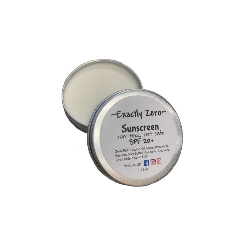 All Natural Zero Waste Sunscreen