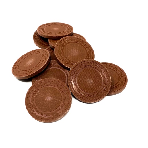 Poker Chips: 8.5 Gram, Brown