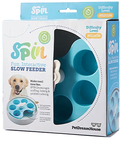 JW Pet Skid Stop Slow Feed Bowl, Assorted, M