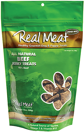 Real Meat Treats Beef 12Oz - Natural and Healthy Dog Treats