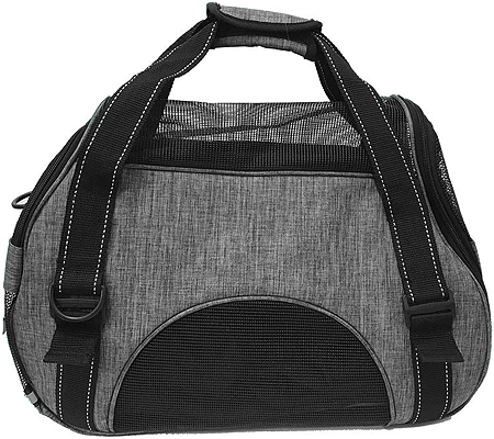 Dogline Pet Carrier Bag M Grey - Comfortable & Stylish Dog Carrier