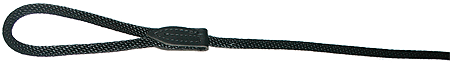 Leather Brothers British Rope Slip Lead 6' Black