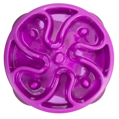 Outward Hound Slow/Fun Feeder Purple M