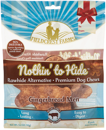 Fieldcrest Farms Nothin' To Hide Gingerbread Men 4Pk Beef