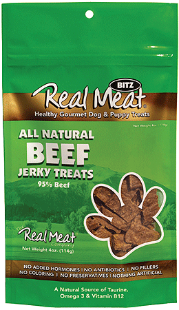 Real Meat Treats Beef 4Oz