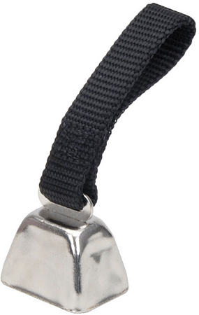 Water & Woods Nickel Cow Bell for Dogs