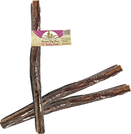 Fieldcrest Farms Bully Stick 9" - Natural Dog Treats