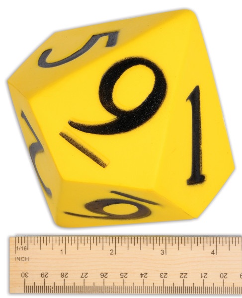10-Sided Die - Demonstration Size