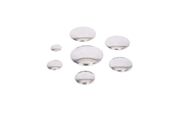 Sensory Reflective Buttons - Silver - Set Of 7