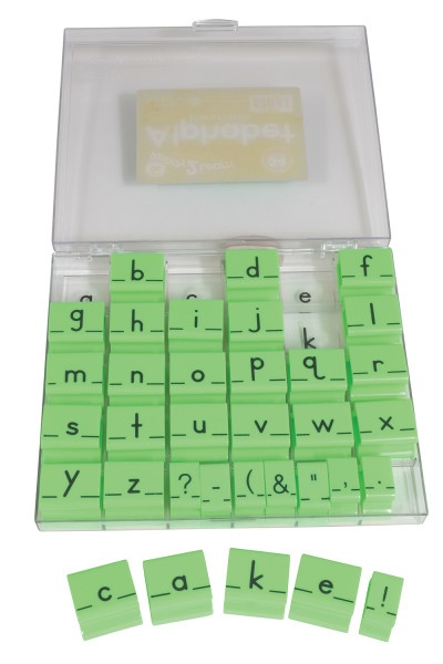 Alphabet Stamps - Lowercase - Large - Set Of 34