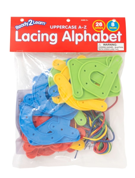 Lacing Alphabet - Uppercase - Set Of 26
