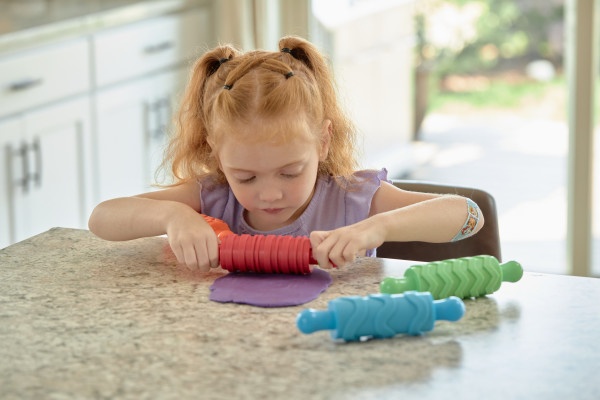 Paint And Dough Texture Rollers - Set Of 4
