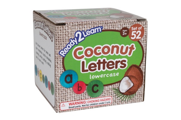 Coconut Letters - Lowercase - Set Of 52
