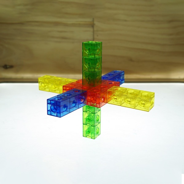 Linking Cubes - Set Of 100 - Translucent