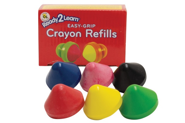Easy Grip Crayons - Refills - Set Of 6