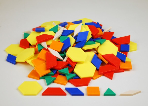 Pattern Blocks - Plastic - Set Of 250