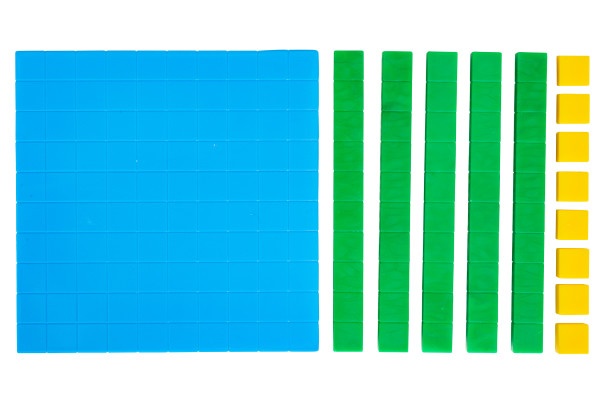 Four-Color Plastic Base Ten Set