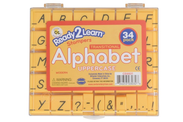 Alphabet Stamps - Transitional - Uppercase - Sml