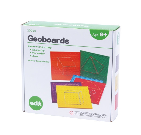 Geoboards Set - 11 X11 Grid/121 Pin Array - 6