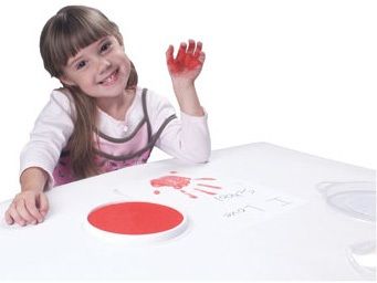 Jumbo Circular Washable Stamp Pads - Primary - 4