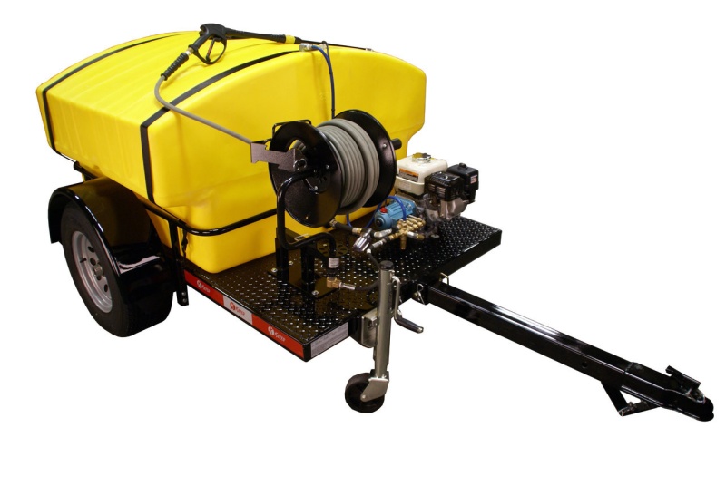 Cam Spray Power Washer Trailer Model