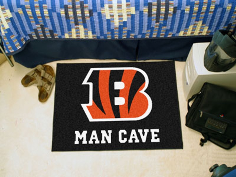 Nfl - Cincinnati Bengals Man Cave Starter Rug 19"X30"
