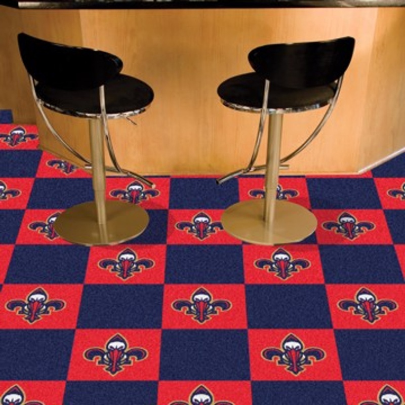 New Orleans Pelicans Carpet Tiles 18"X18" Tiles