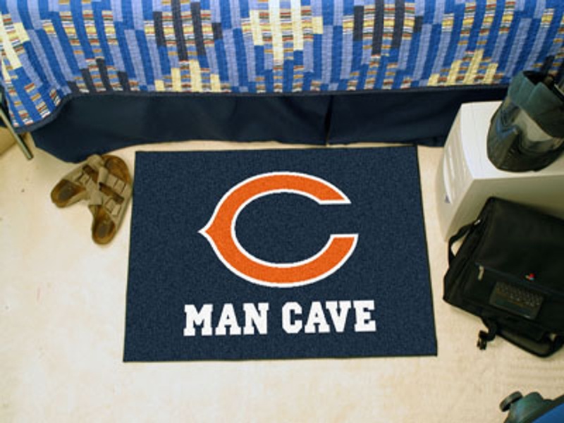 Nfl - Chicago Bears Man Cave Starter Rug 19"X30"